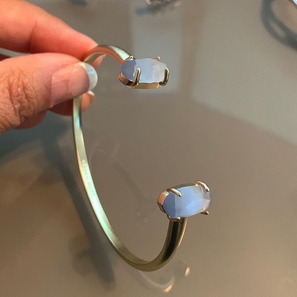 NWOT Kendra Scott 14K Gold Plated Edie Cuff Bracelet - Picture 7 of 13